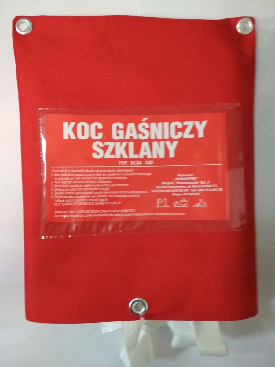 Box Met BXKG01 požiarna deka 120 x 180 cm sklolaminát